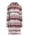 HERNO HERNO WOMAN OVERCOAT & TRENCH COAT PASTEL PINK SIZE 6 POLYAMIDE