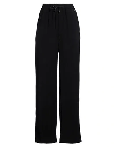 Herno Woman Pants Black Size 10 Polyester