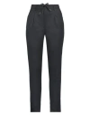 Herno Woman Pants Black Size 12 Virgin Wool, Polyester, Elastane In Black
