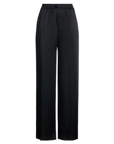 Herno Woman Pants Black Size 6 Acetate, Viscose, Cotton, Polyester
