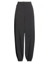 Herno Wool Polyamide Polyester Elasticated-waist Cropped Trousers In Black