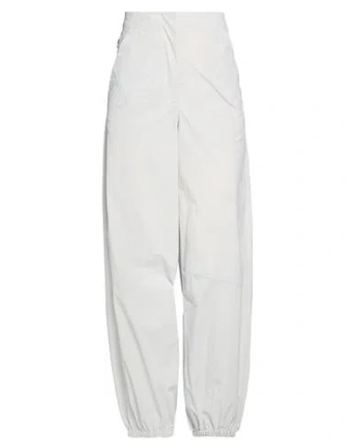 Herno Woman Pants Light Grey Size 2 Polyamide, Elastane, Polyester In White