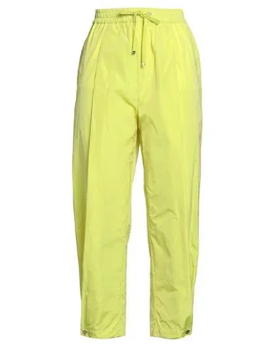 Herno Woman Pants Lime Green Size 6 Polyester