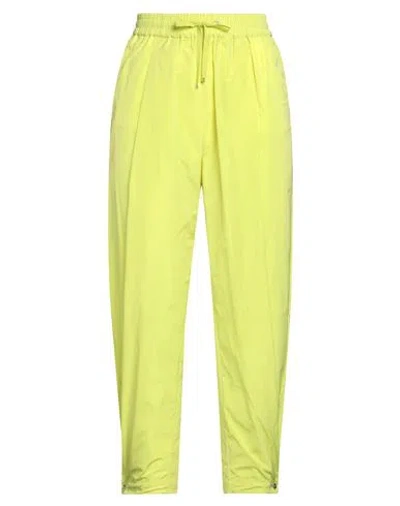 Herno Woman Pants Lime Green Size 6 Polyester, Cotton