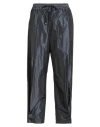 Herno Woman Pants Midnight Blue Size 6 Polyester In Black