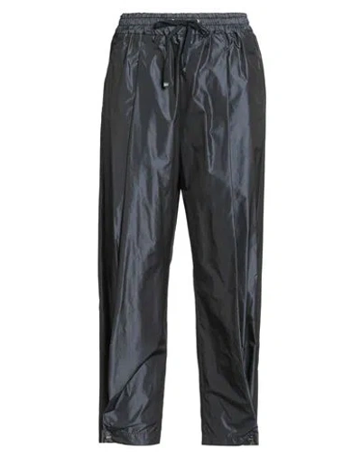 Herno Woman Pants Midnight Blue Size 6 Polyester In Black