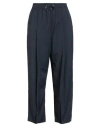 Herno Woman Pants Midnight Blue Size 8 Polyamide, Elastane In Blue