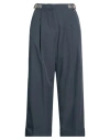 Herno Woman Pants Navy Size 10 Polyester, Elastane In Blue