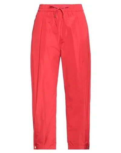 Herno Woman Pants Red Size 6 Polyester