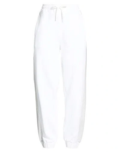 Herno Woman Pants White Size 2 Cotton