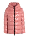 Herno Woman Puffer Antique Rose Size 6 Polyamide