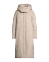 Herno Woman Puffer Beige Size 10 Polyamide In Neutral
