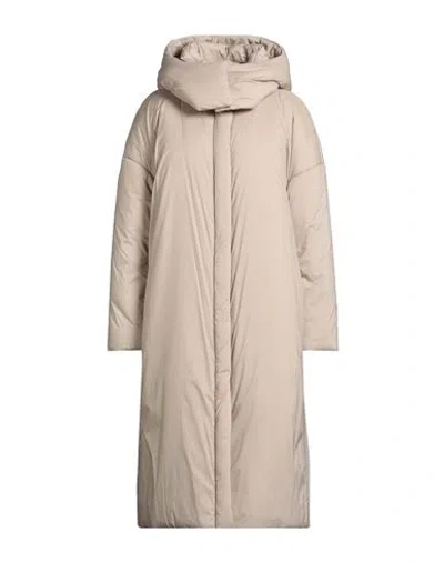 Herno Woman Puffer Beige Size 10 Polyamide In Neutral