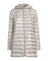 Herno Woman Puffer Beige Size 12 Polyamide, Polyester