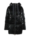 Herno Woman Puffer Black Size 10 Polyester, Polyurethane In Black