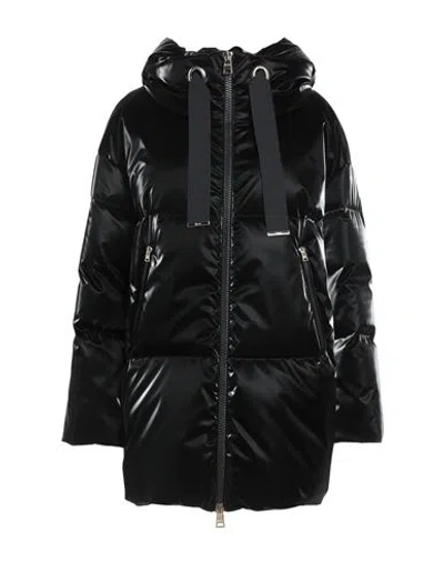 Herno Woman Puffer Black Size 10 Polyester, Polyurethane