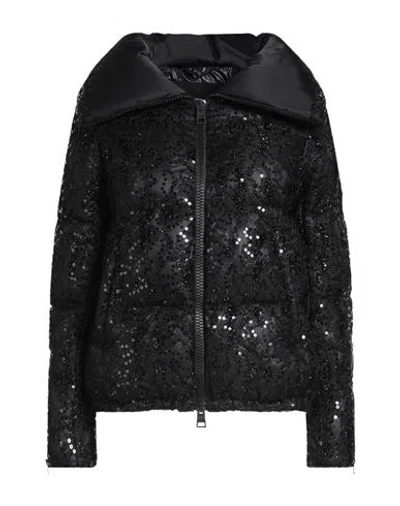 Herno Woman Puffer Black Size 12 Polyester