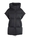 Herno Woman Puffer Steel Grey Size 4 Polyester, Terylene In Black