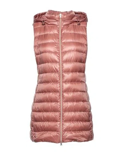 Herno Woman Puffer Blush Size 6 Polyamide In Pink