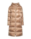 Herno Woman Puffer Brown Size 12 Polyamide
