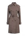 Herno Woman Puffer Brown Size 6 Cotton, Polyamide In Brown