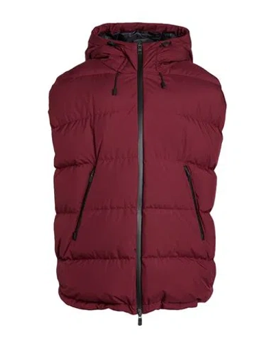 Herno Woman Puffer Burgundy Size 6 Polyester, Ptfe - Polytetrafluoroethylene