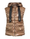 Herno Woman Puffer Camel Size 0 Polyamide, Polyester In Brown