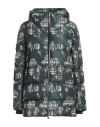 Herno Woman Puffer Charcoal Size 6 Polyester, Polyurethane, Ptfe - Polytetrafluoroethylene In Grey