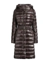 Herno Woman Puffer Dark Brown Size 10 Polyamide
