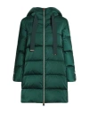 Herno Zip Padded Down Coat In Green