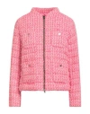 Herno Woman Puffer Fuchsia Size 10 Polyamide, Polyester, Cotton, Viscose, Acrylic In Pink