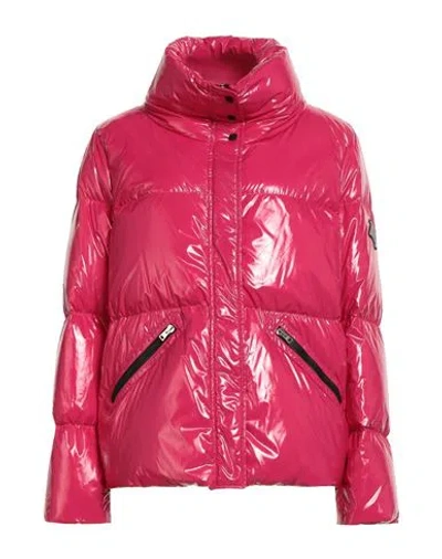 Herno Woman Puffer Fuchsia Size 10 Polyamide, Polyurethane, Cotton, Silicone In Pink