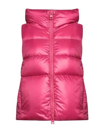 Herno Woman Down Jacket Fuchsia Size 8 Polyamide In Pink