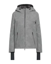 Herno Woman Puffer Grey Size 6 Wool, Polyamide, Polyurethane, Polyester, Ptfe - Polytetrafluoroethyl In Grey