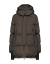 Herno Woman Puffer Khaki Size 0 Polyester, Gore-tex In Sand