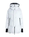 Herno Hooded Feather-down Padded Coat In Grey