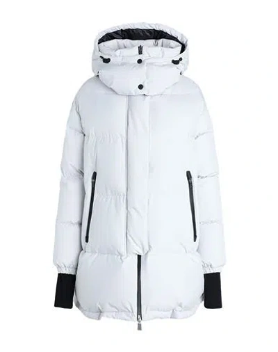 HERNO HERNO WOMAN PUFFER LIGHT GREY SIZE 6 POLYESTER, GORE-TEX