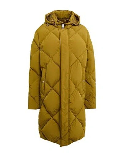 Herno Woman Puffer Lime Green Size 14 Polyester In Yellow