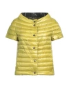 Herno Woman Puffer Lime Green Size 6 Polyamide In Green