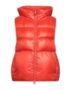 Herno Woman Down Jacket Mandarin Size 6 Polyamide In Mandarin