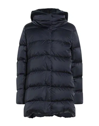 Herno Woman Puffer Midnight Blue Size 12 Polyester