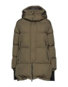 Herno Woman Puffer Military Green Size 0 Polyester, Gore-tex In Green