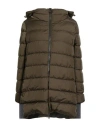 Herno Parka Padded Down Jacket Jackets Green In Green