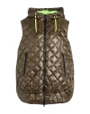 Herno Woman Puffer Military Green Size 8 Polyamide In Green