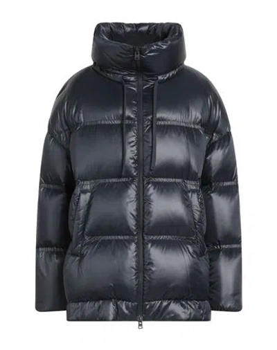 Herno Woman Puffer Navy Size 12 Polyamide