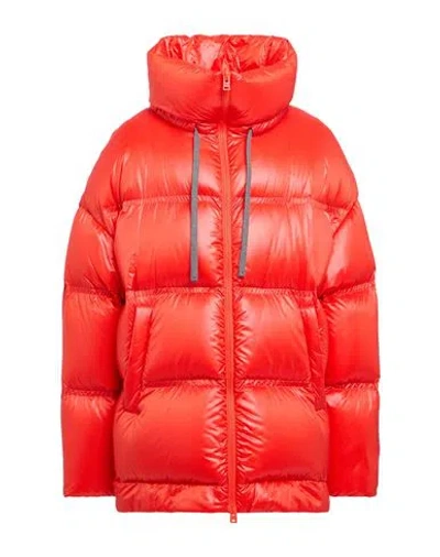 Herno Woman Puffer Orange Size 12 Polyamide