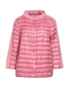 Herno Woman Puffer Pink Size 10 Polyamide, Polyester, Cotton