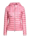 Herno Woman Puffer Pink Size 4 Polyamide In Pink