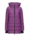 Herno Woman Puffer Purple Size 6 Polyamide