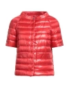 Herno Iconico Woman Puffer Rust Size 10 Polyamide In Red